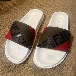 Mens Fendi slides - Size 10